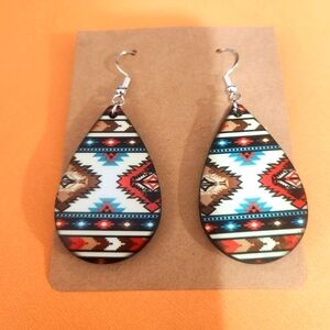 Southwestern earings, Hand crafted, never worn.
